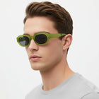 [ Bali ] Retro Oval Sunglasses