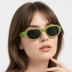 [ Bali ] Retro Oval Sunglasses