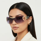 [ Gaia ] Wraparound Y2k Sunglasses