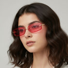 [ Candies ] Retro Rectangular Sunglasses - projectshades