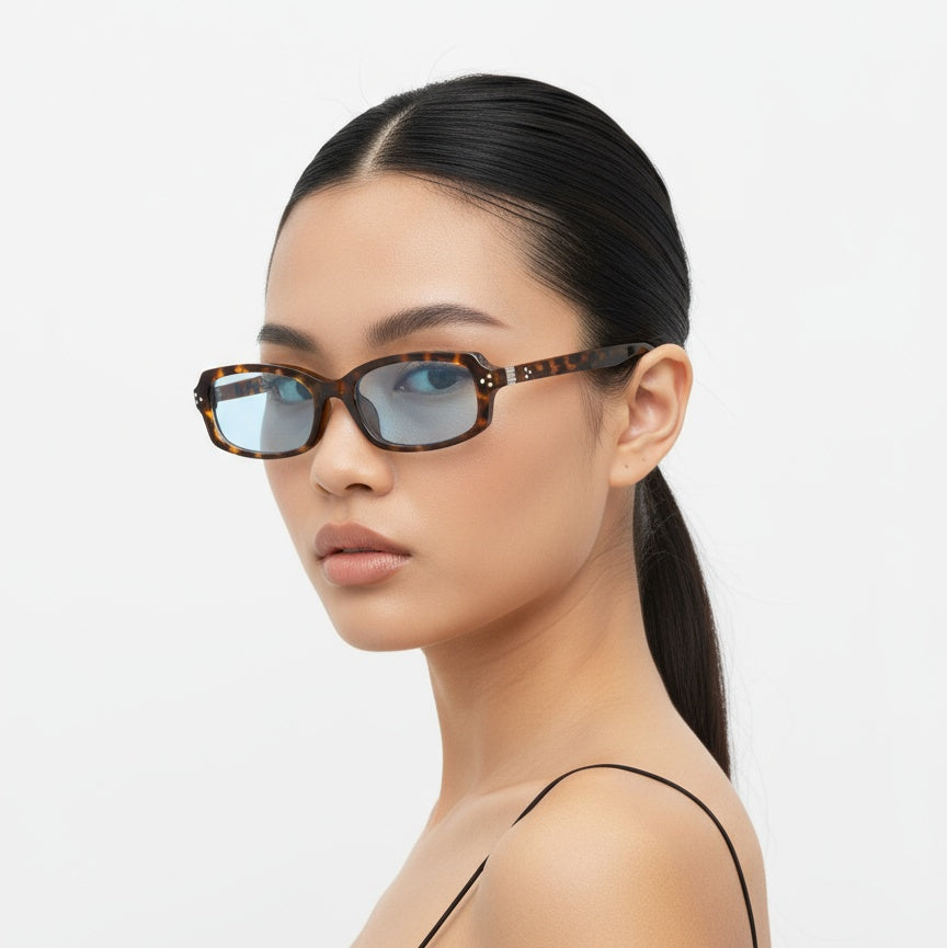 [ Krabi ] Retro Rectangular Sunglasses - projectshades