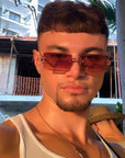 [ Athena ] Vintage Rimless Sunglasses - projectshades