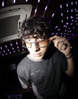 [ Bohca ] Vintage Wraparound Sunglasses - projectshades