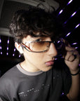 [ Bohca ] Vintage Wraparound Sunglasses - projectshades