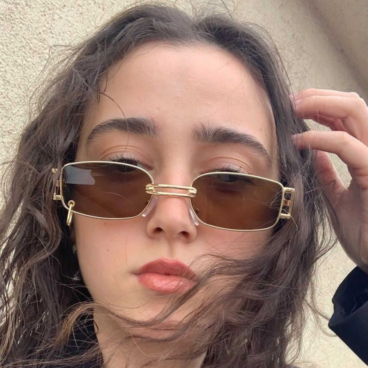 [ Calypso ] Gold Black Nightclub sunglasses