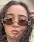 [ Calypso ] Gold Black Nightclub sunglasses