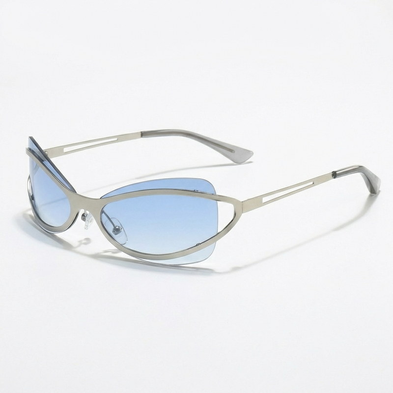 [ Isla ] Y2k Metallic Sunglasses - projectshades