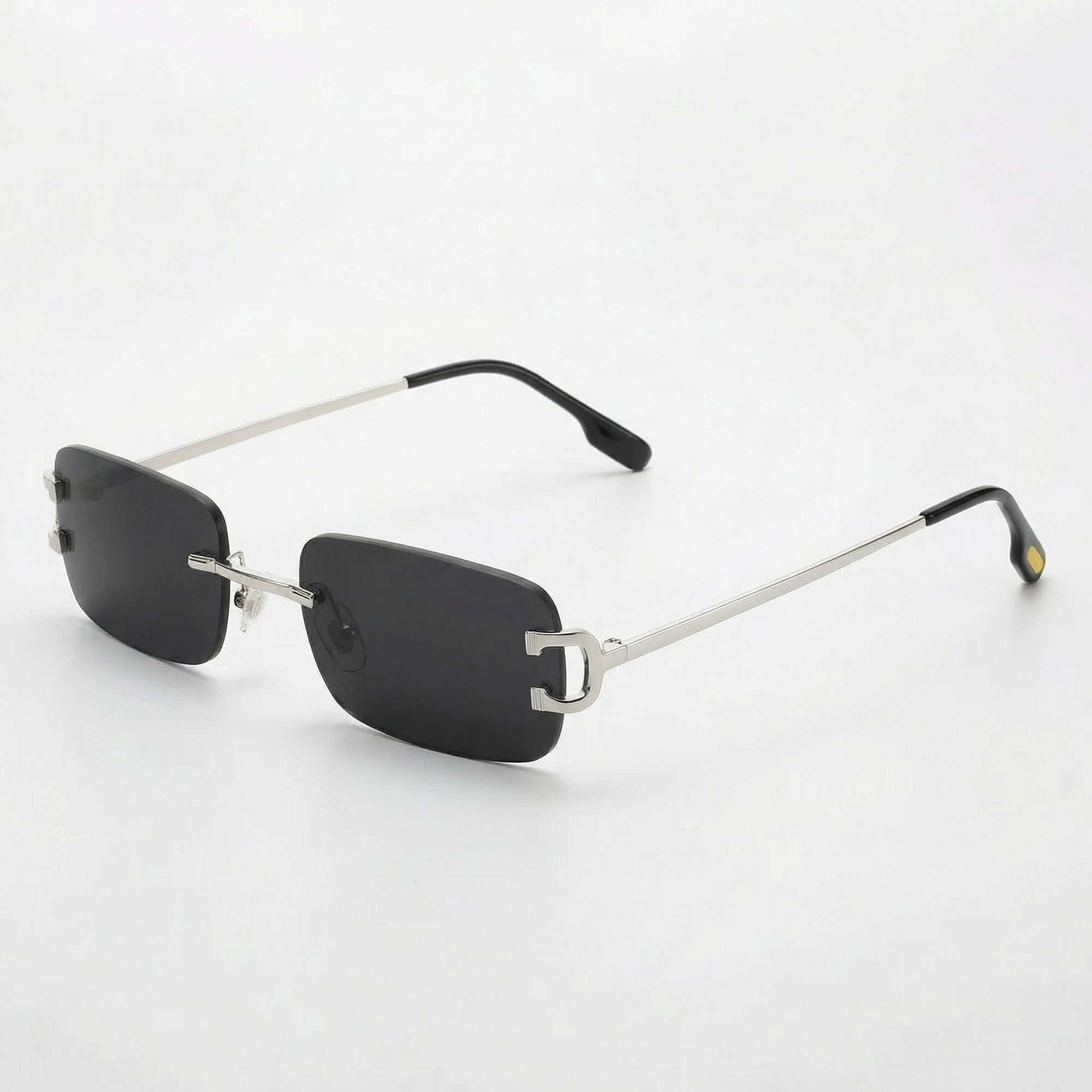 [ Serendipity 2.0 ] Holiday Rimless Sunglasses : Black
