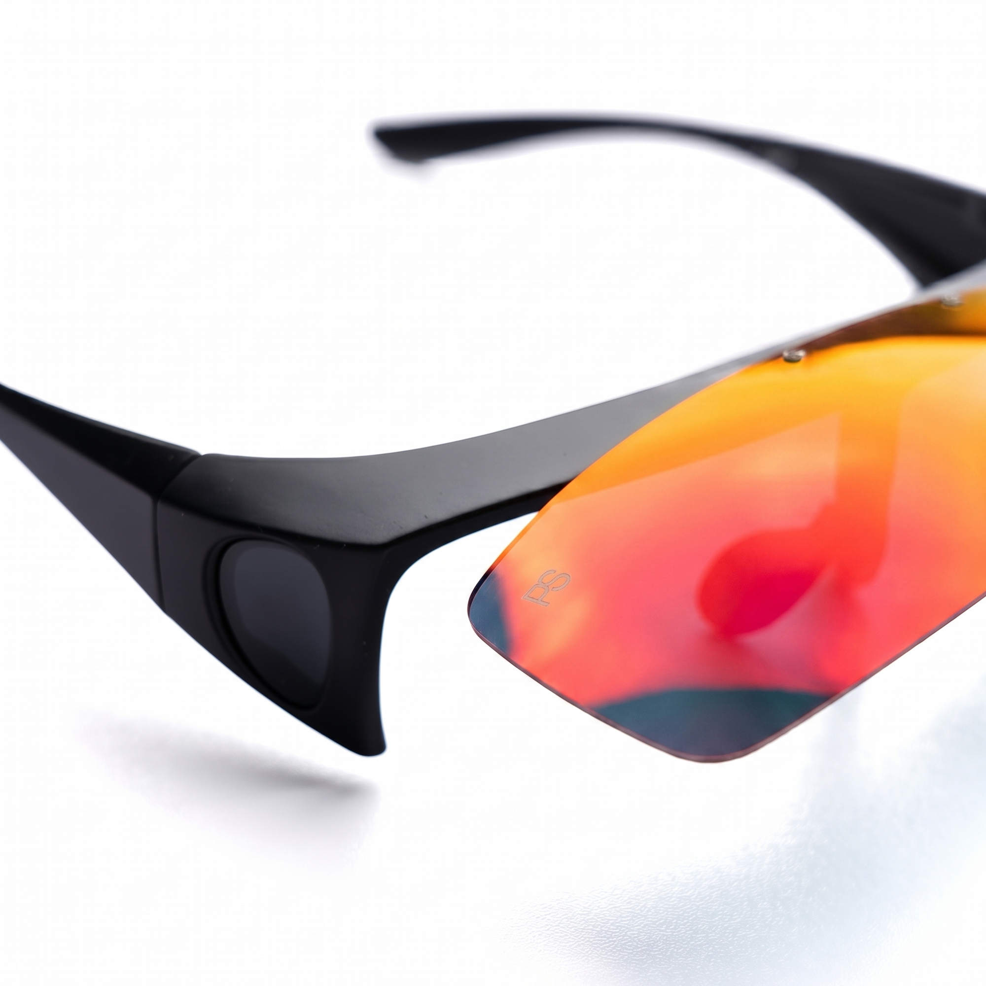 [ Mongul ] Flip-Up Polarsied Sunglasses : Red - projectshades