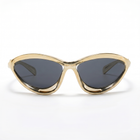 [ Venom ] Unisex Techno Sunglasses : Gold - projectshades
