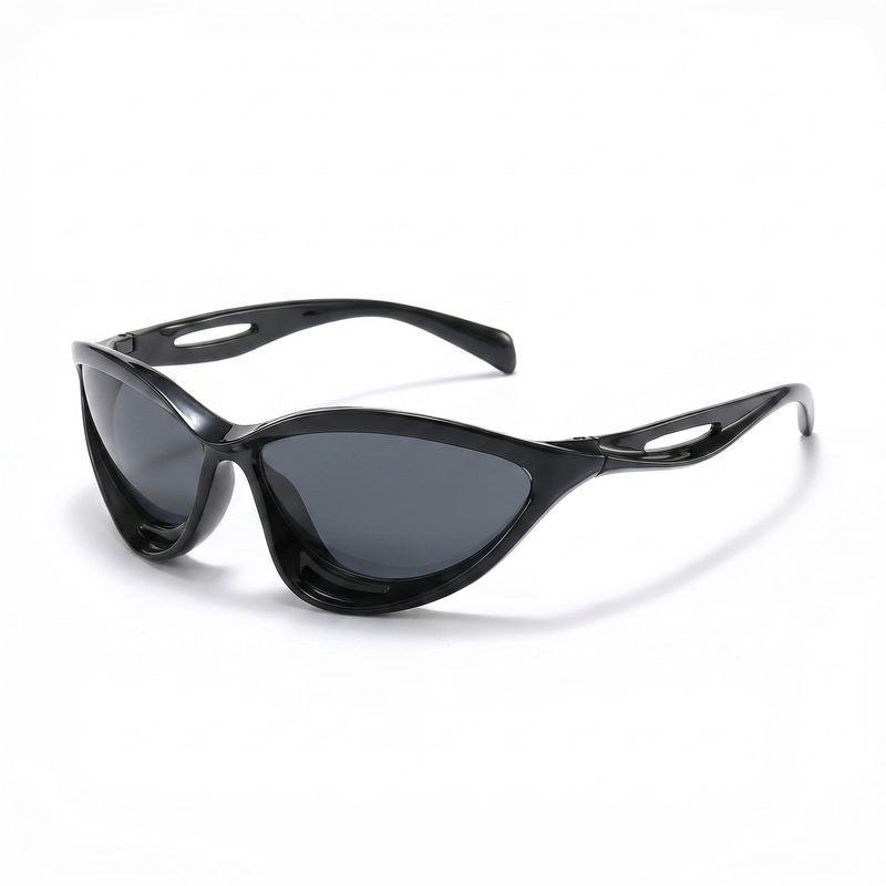 [ Venom ] Unisex Techno Sunglasses : Black - projectshades