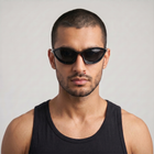 [ Venom ] Unisex Techno Sunglasses : Black - projectshades
