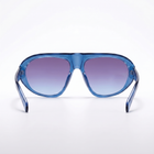 [ Toronto ] Oversized Y2k Sunglasses : Blue - projectshades