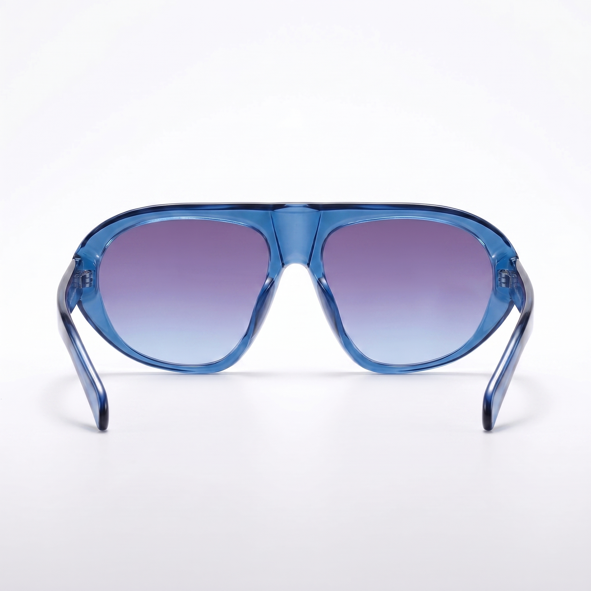 [ Toronto ] Oversized Y2k Sunglasses : Blue - projectshades
