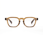 [ Sterling ] Luxe Round Eyeglasses - Clear/Brown