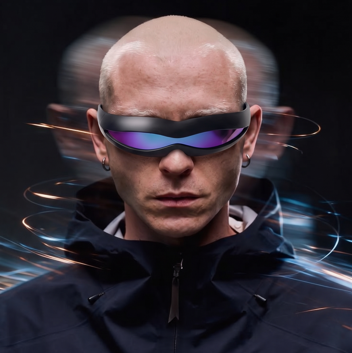 [ Katana ] Futuristic Techno Sunglasses - projectshades