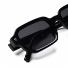 [ Prometheus ] Classic Rectangular Sunglasses : Black