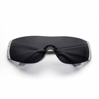 [ Tryst ] Wraparound Oversized Sunglasses : Black