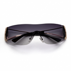 [ Tryst ] Wraparound Oversized Sunglasses : Purple