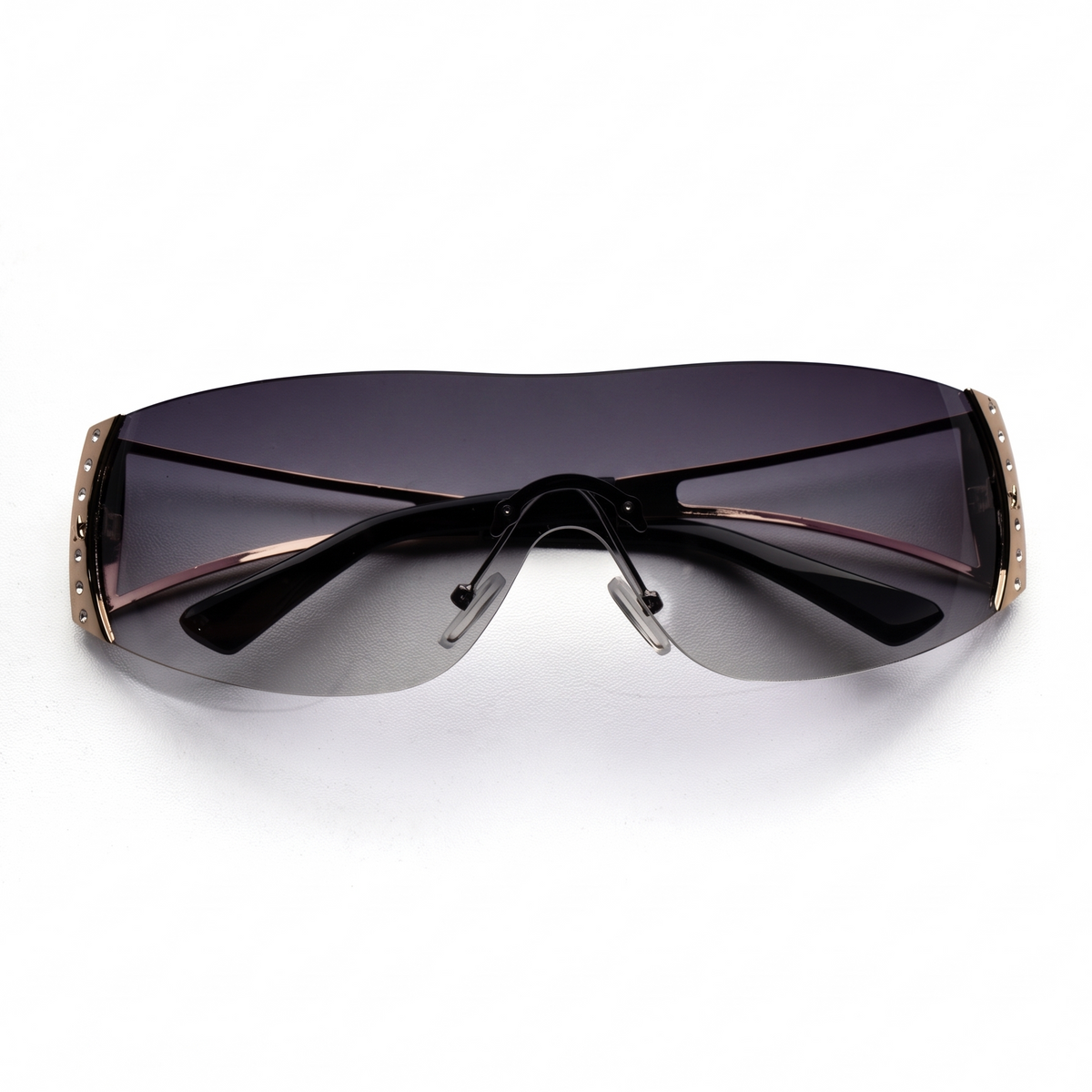 [ Tryst ] Wraparound Oversized Sunglasses : Purple