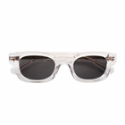 [ Atlas ] Chunky Rectangular Sunglasses : Clear
