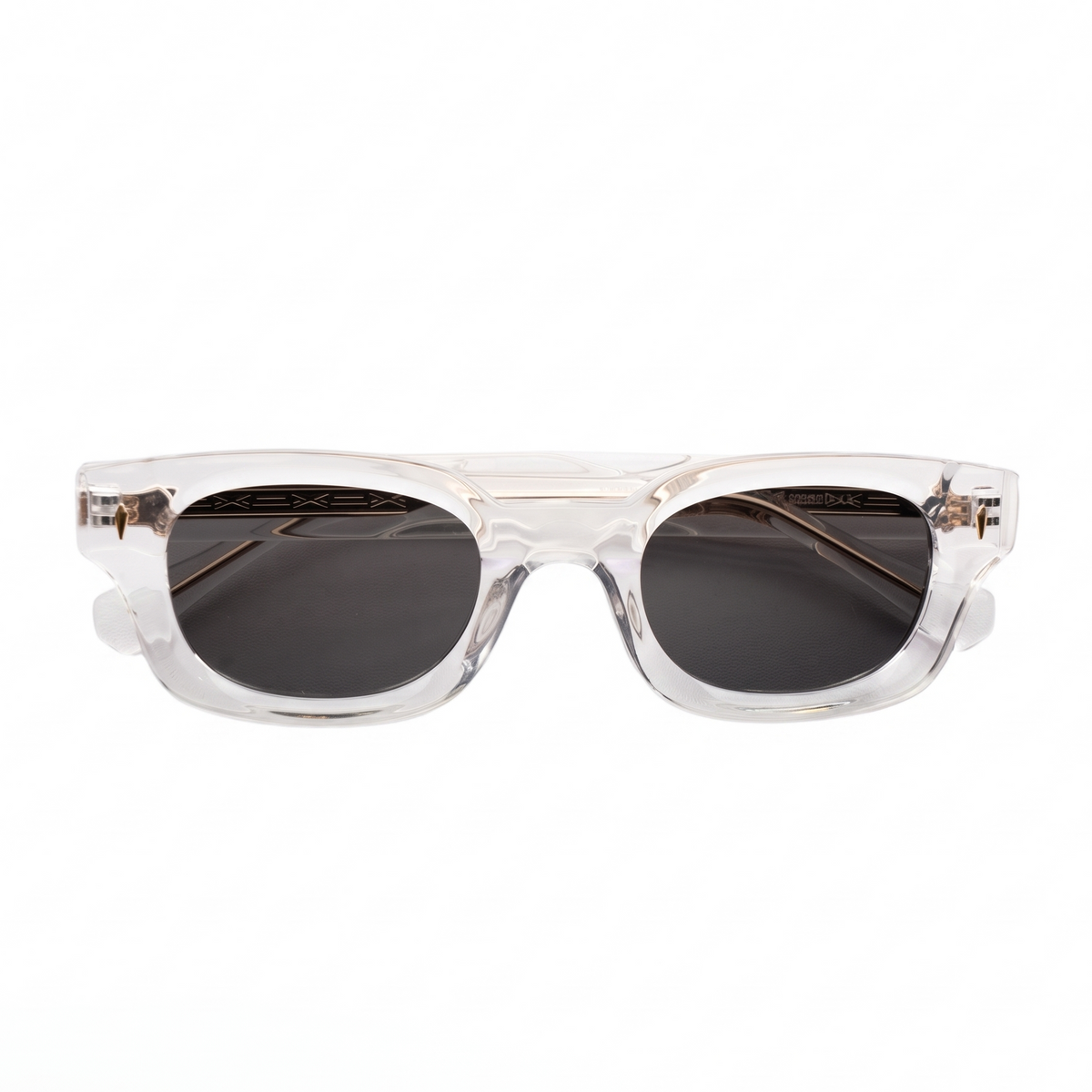 [ Atlas ] Chunky Rectangular Sunglasses : Clear