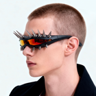 [ Rockstar ] Futuristc Spiked Sunglasses