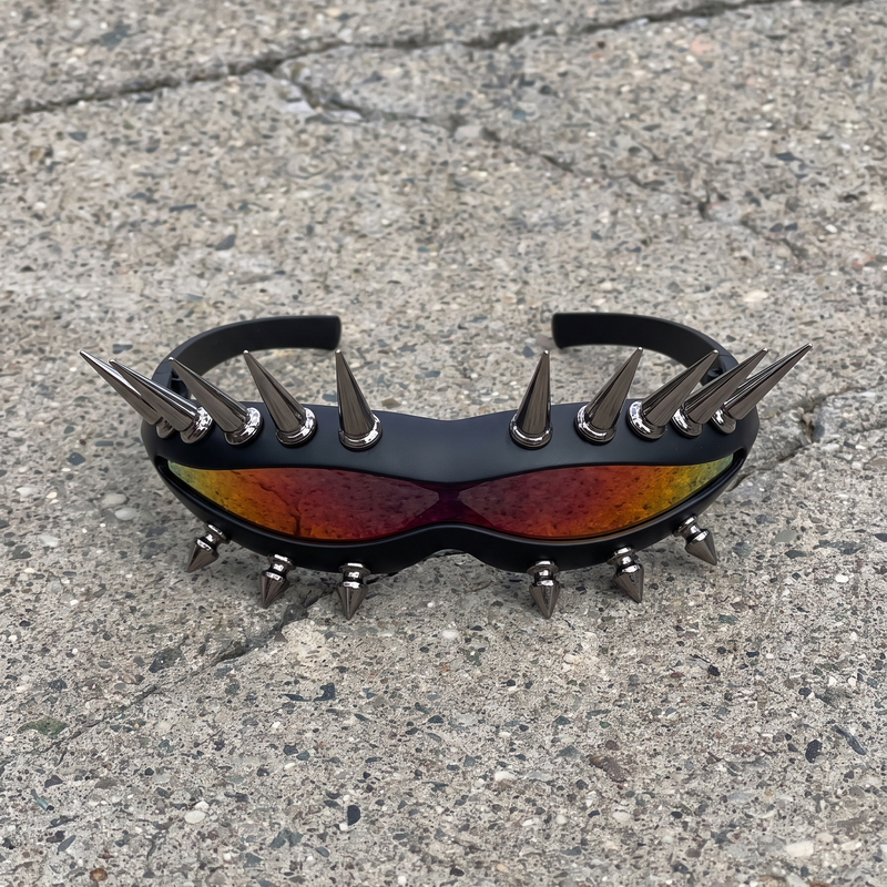 [ Rockstar ] Futuristc Spiked Sunglasses