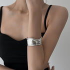 [ Mykonos ] Cuff Silver Bangles - projectshades