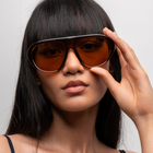 [ Toronto ] Oversized Y2k Sunglasses : Brown