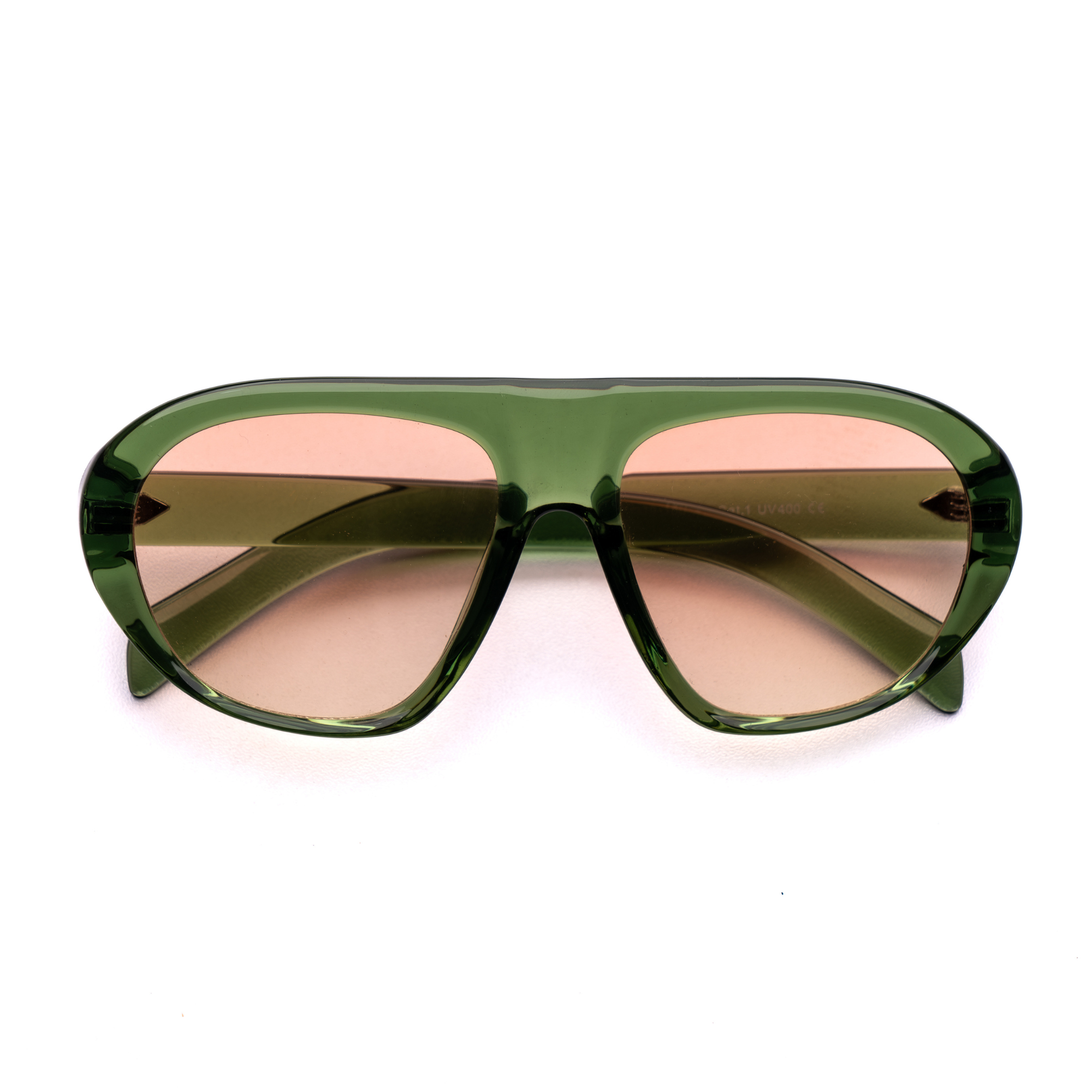 [ Toronto ] Oversized Y2k Sunglasses : Green