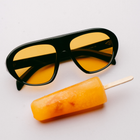 [ Toronto ] Oversized Y2k Sunglasses : Orange