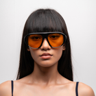 [ Toronto ] Oversized Y2k Sunglasses : Orange
