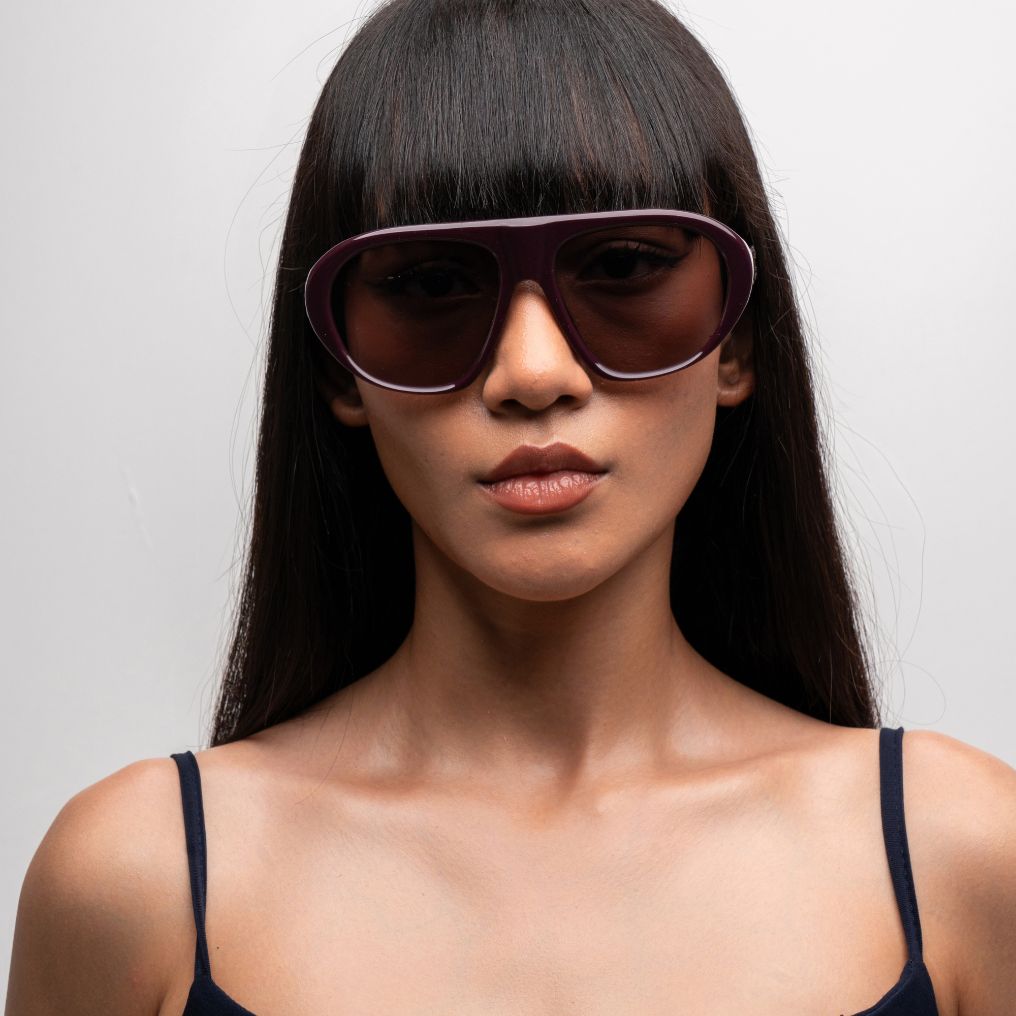 [ Toronto ] Oversized Y2k Sunglasses : Purple
