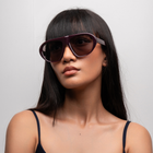 [ Toronto ] Oversized Y2k Sunglasses : Purple
