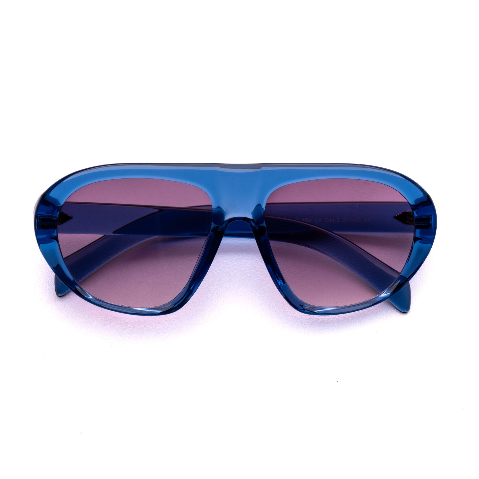 [ Toronto ] Oversized Y2k Sunglasses : Blue