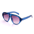 [ Toronto ] Oversized Y2k Sunglasses : Blue
