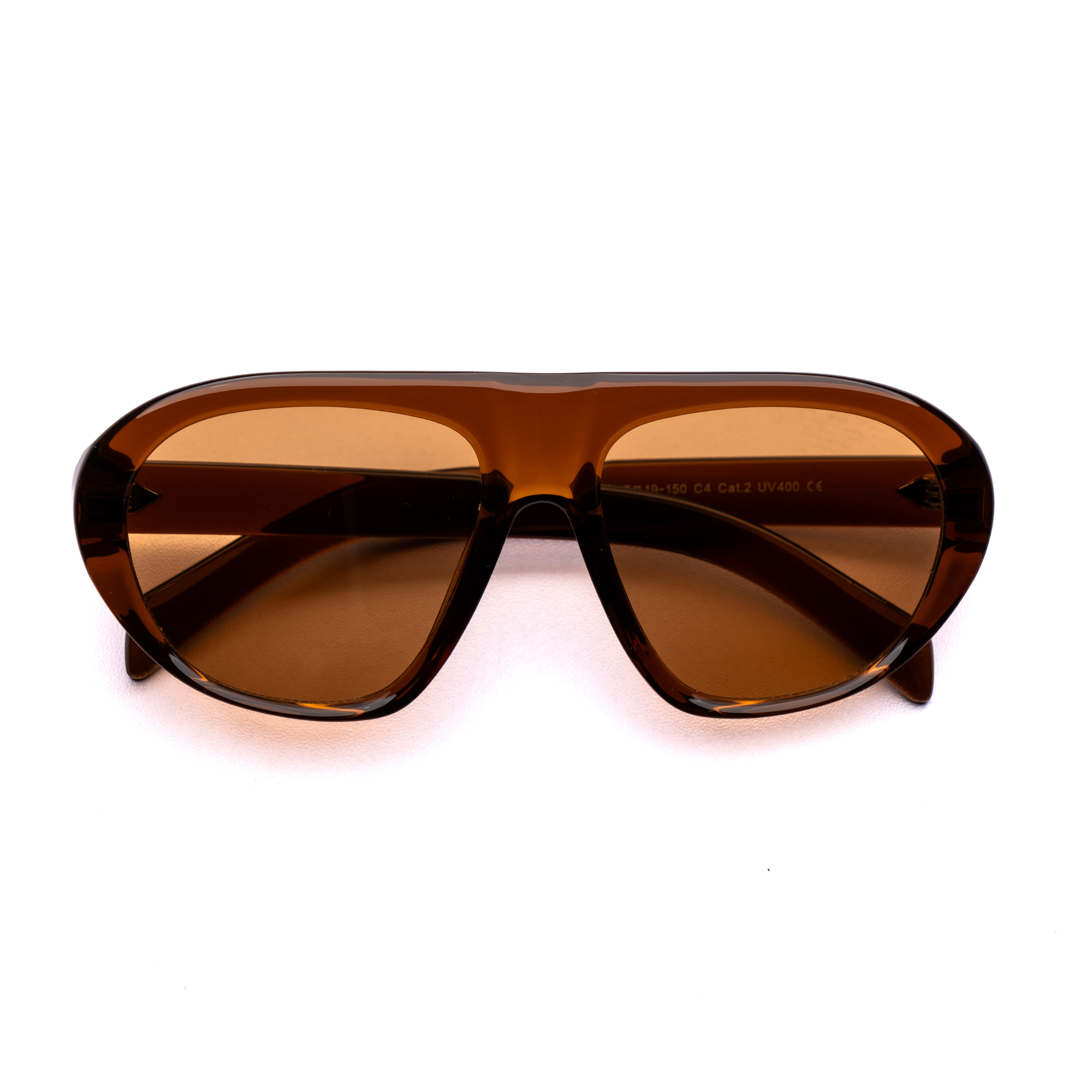 [ Toronto ] Oversized Y2k Sunglasses : Brown