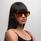 [ Toronto ] Oversized Y2k Sunglasses : Brown
